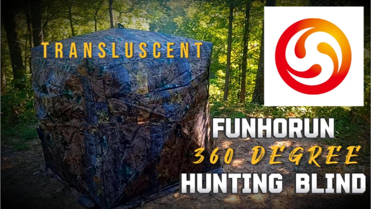 Ready for hunting season?! The FUNHORUN Hunting Blind is!
