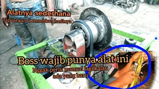 Mesin kupas tebu masa depan. Sekali masukin langsung kinclong putih