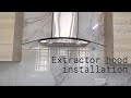 installation of kitchen extractor hood