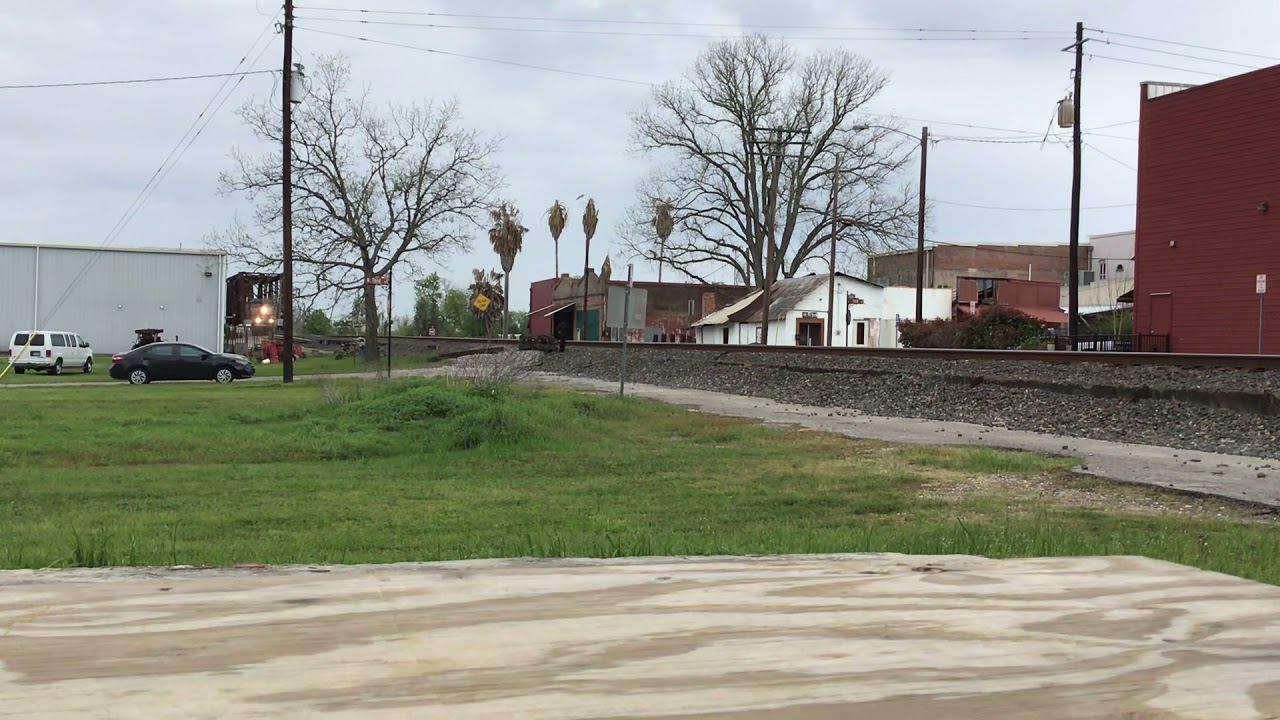 Union Pacific 5503 mixed freight train crossing Richmond Texas 4/3/2021
