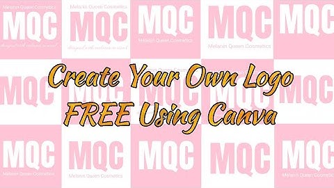 Create a FREE Logo on Canva #canvalogodesign #lipglossbusinessforbeginners