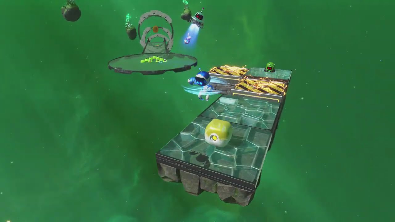 Astro Bot - Fragile Frenzy (Tentacle System Level Lost Triangle Void level)