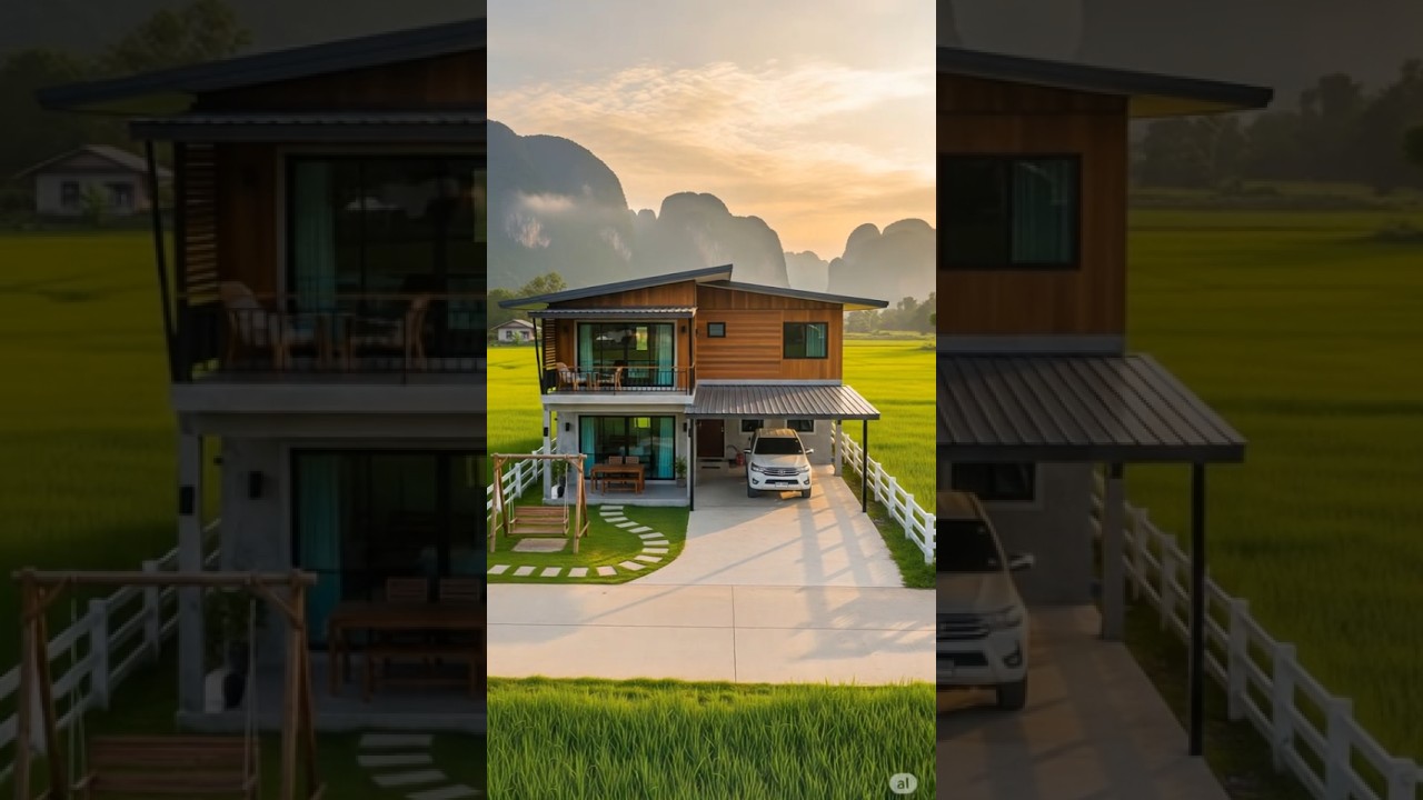 Modern Home in Nature 🌿 | Peaceful Living Dream House 🏡✨ 