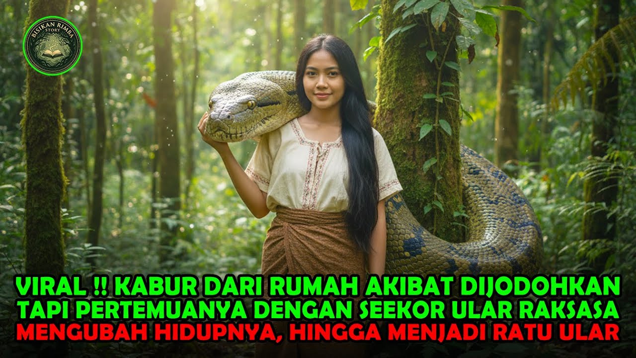 VIRAL !! KABUR SAAT MAU DINIKAHKAN, WANITA INI MALAH JADI RATU ULAR SETELAH SALAMATKAN ULAR DIHUTAN