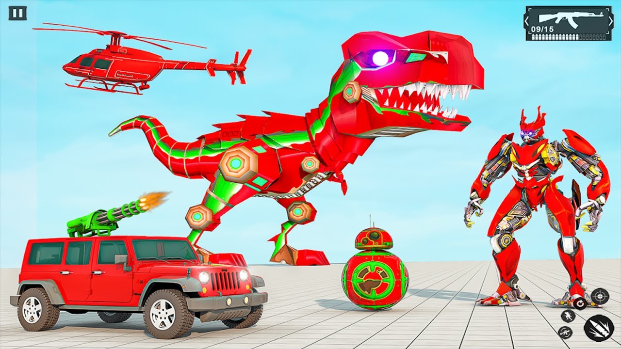 Dino Robot Car Game: Flying Robot transforming game | Robot Game 2021 | new Robot gameplay