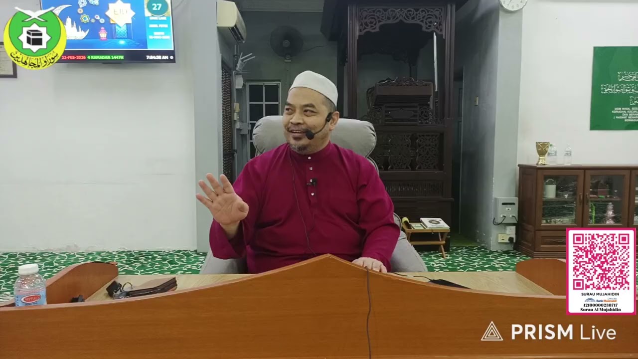 Kuliah Subuh 22 Feb 2026 Ustaz Burhanuddin Helmi Checklist Ramadan