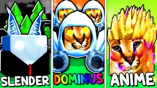 SLENDER FLOPPA, DOMINUS FLOPPA, ANIME FLOPPA TRANSFORMAÇÃO TOP SECRETA NO JOGO DA FLOPPA DO ROBLOX