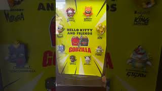 Hello Kitty and Friends X Godzilla Toy Unboxing #mcdonalds #hellokitty #shorts #happymeal #godzilla