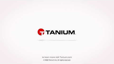 Tanium Threat Response + Google Chronicle