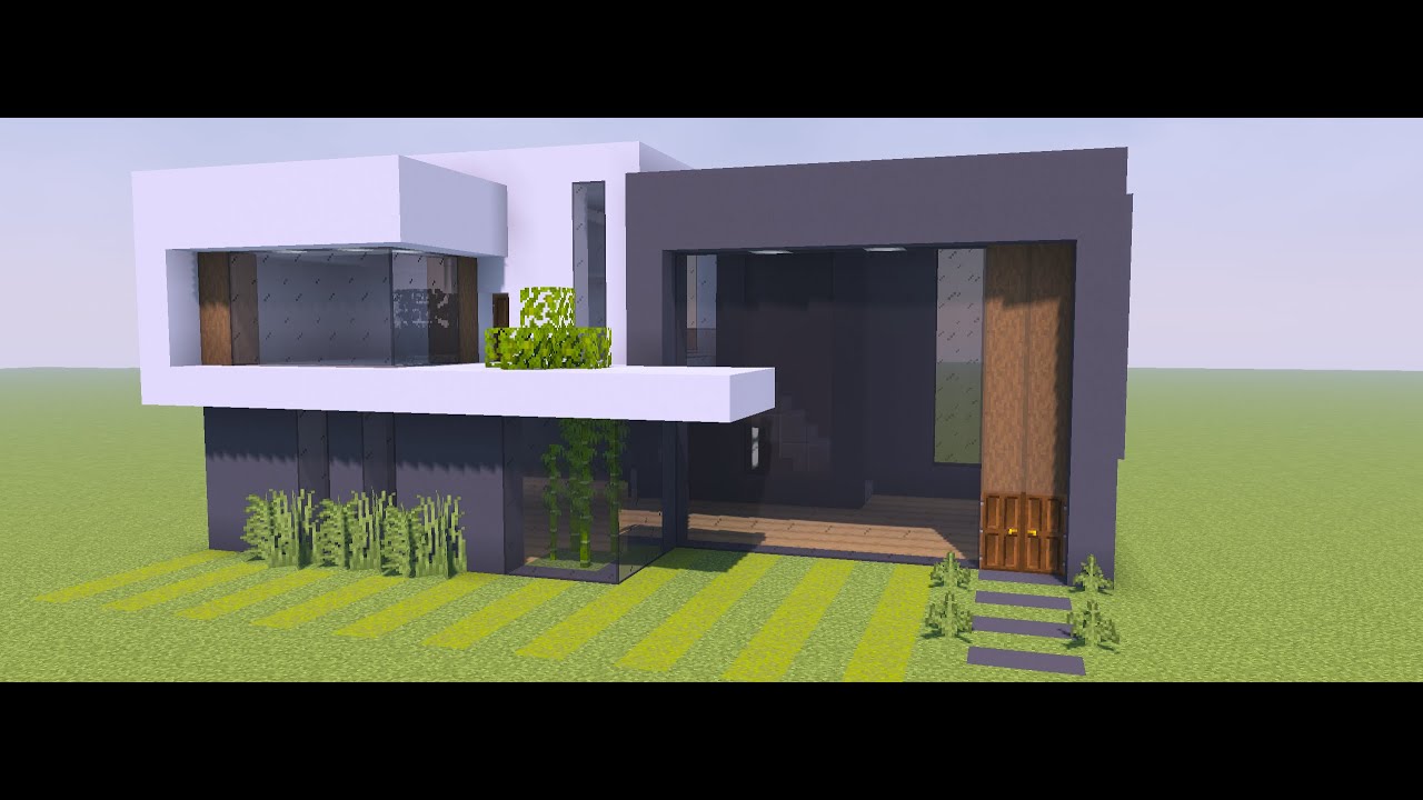 Minecraft Tutorial - Como fazer uma Casa Moderna #2 Manyacraft 