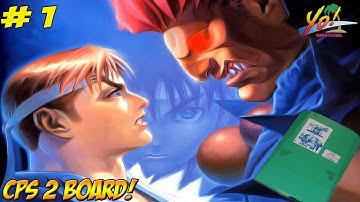 Street Fighter Alpha 2! CPS 2 Board! Part 1 - YoVideogames