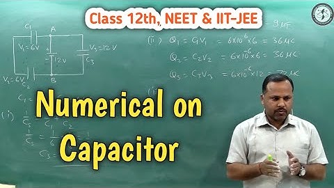 Capacitor Numerical | Electronics | 12th Physics | Handwritten Notes #cbse #umeshrajoria
