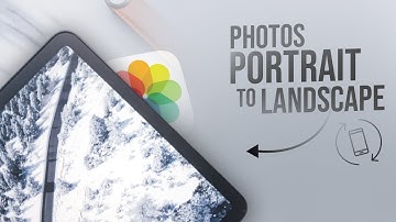How to Change Photos from Portrait to Landscape on iPad (tutorial)