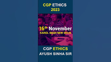 Open Orientation session : Ethics+ course for CSE 2023 by Ayush Sinha | Forum IAS #shorts #upsc