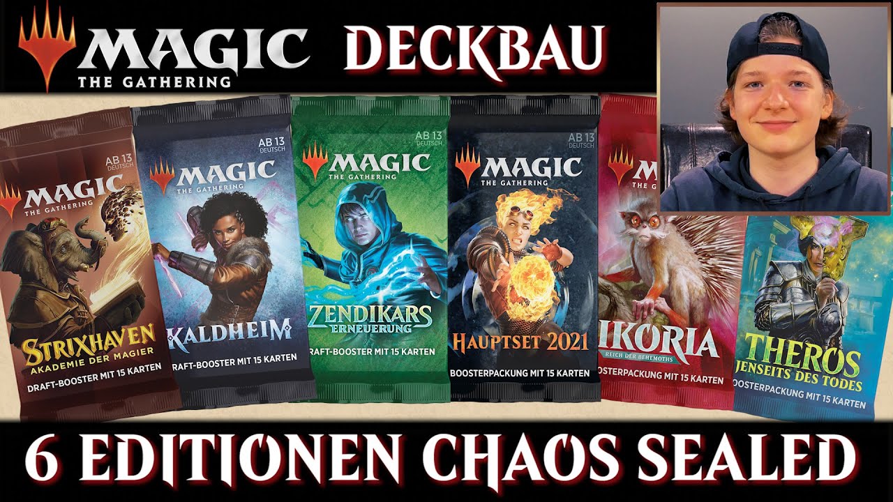 MTG Sealed Deck bauen aus 6 Editionen Magic the Gathering deutsch