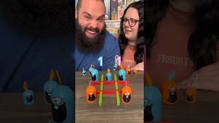 Who’s The Cheater Now?! Come Play Gobblet Gobblers With Us! #boardgames #couple