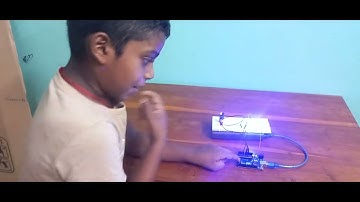 Object detection with Arduino and IR sensor 