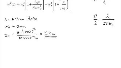 Propagation of Gaussian Beams Part II