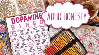 The #DopamineBingo Wins! | ADHD Colouring | Adult colouring | The #DopamineBingo Wins! | ADHD Colouring | Adult colouring |