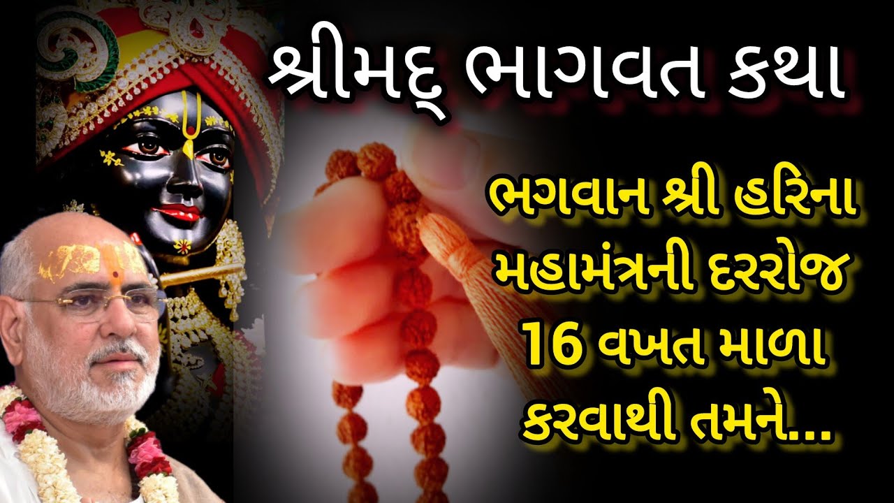 શ્રીમદ ભાગવત કથા-ભગવાન શ્રી હરિના મહામંત્રની દરરોજ 16 વખત માળા કરવાથી તમને કેવા ફળની પ્રાપ્તિ થાય છે