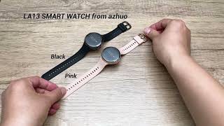 2022 New 1.2“ Full Touch Round AMOLED Screen Always On Display Da Fit App Smart Watch LA13 screenshot 4