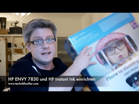 HP ENVY 7830 und HP Instant Ink einrichten