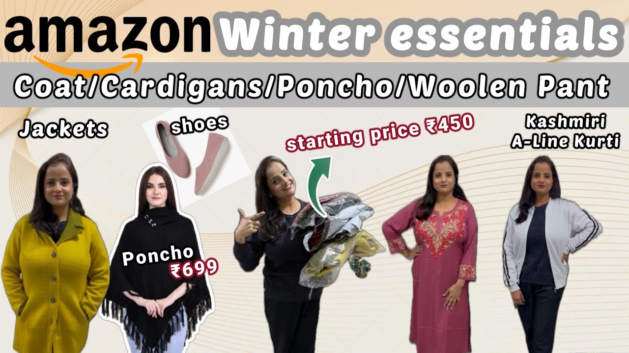Winter wear haul from *Amazon* | One day delivery |  