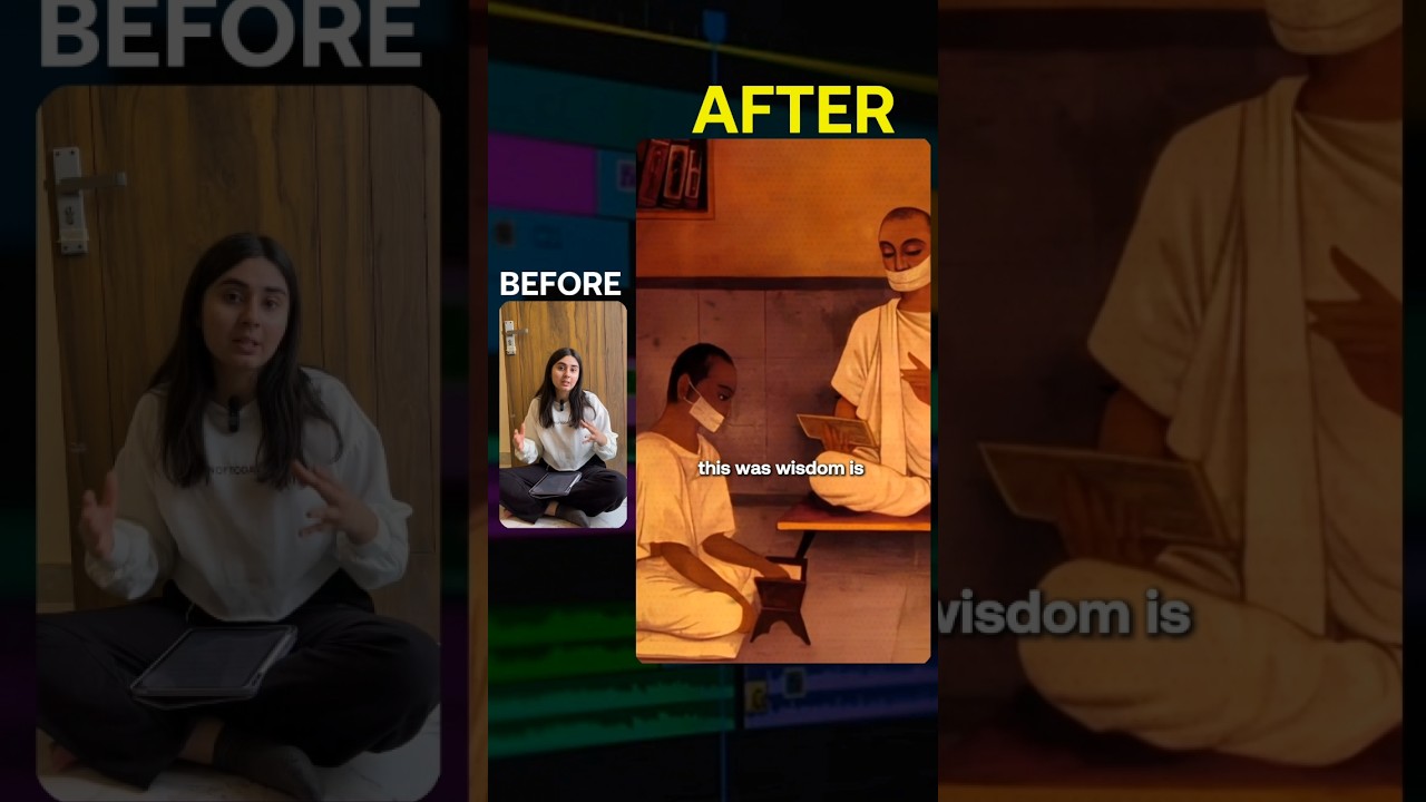 [Day 06] of improving video editing skills🚀 | Before After video editing of my client#videoediting