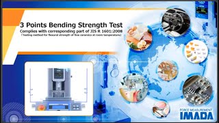 3-Point Bend Strength Test of Fine Ceramics (Complies with the corresponding part of JIS R1601:2008)