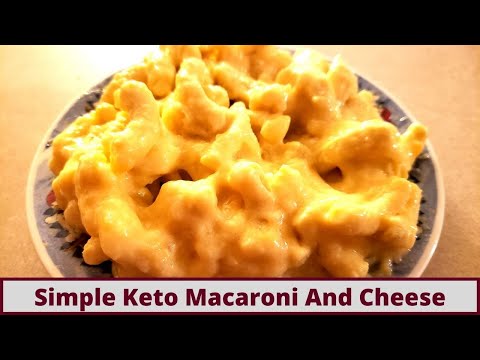 Simple And Delicious Keto Macaroni And Cheese With Real Keto Noodles (Nut Free And Gluten Free)