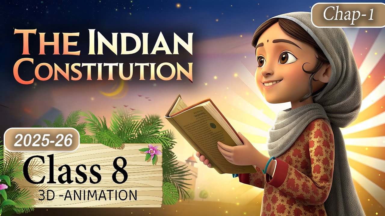 The Indian Constitution Class 8 Full Animated Rapid Revision | Class 8 Civics Chapter 1