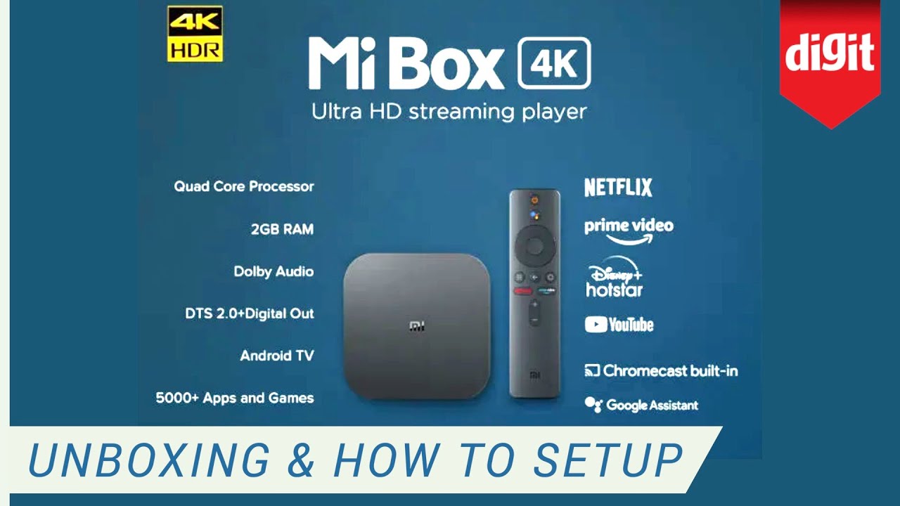 Xiaomi Mi Box S (2nd Gen) Android TV 2+8GB Streaming Box Mibox S 4K HDR Android  TV Patchwall Global