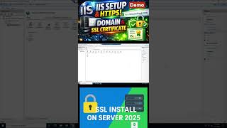How to Setup and FIX SSL IIS HTTPS and Binding in Windows Server 2025 #website #web #fix #setup