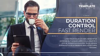 Clean Corporate Promo After Effects Templates