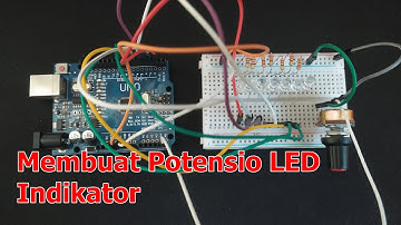 Coding Untuk Membuat Potensio Led Indikator Menggunakan Arduino