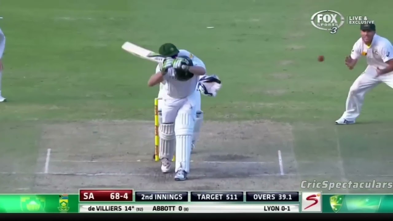 AB De Villiers  Defence  Masterclass  43 228 vs Australia 2014 , Cape Town Ball By Ball