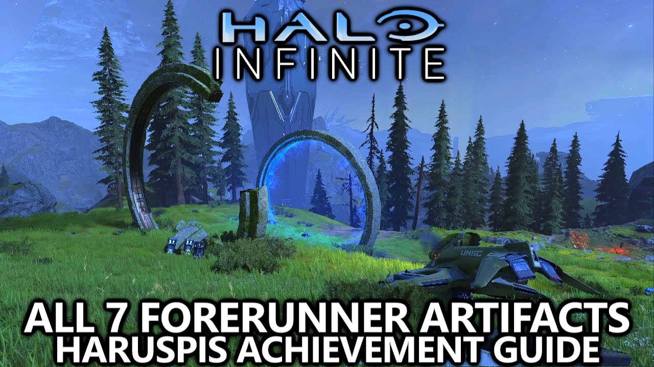 Halo Infinite - All 7 Forerunner Artifacts Location Guide - Haruspis Achievement