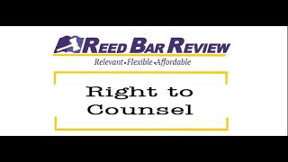 Right to Counsel