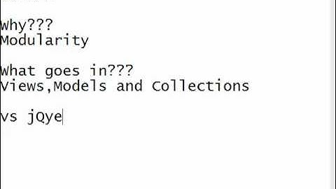 Introduction to Backbone.js