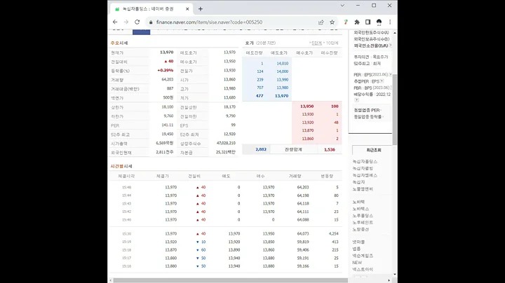 005250녹십자홀딩스 주가 전망 및 차트 분석
