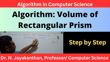 Algorithm to Calculate the Volume of Rectangular Prism.