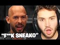Adin Ross Reacts To Andrew Tate Dissing Sneako &amp; N3ON