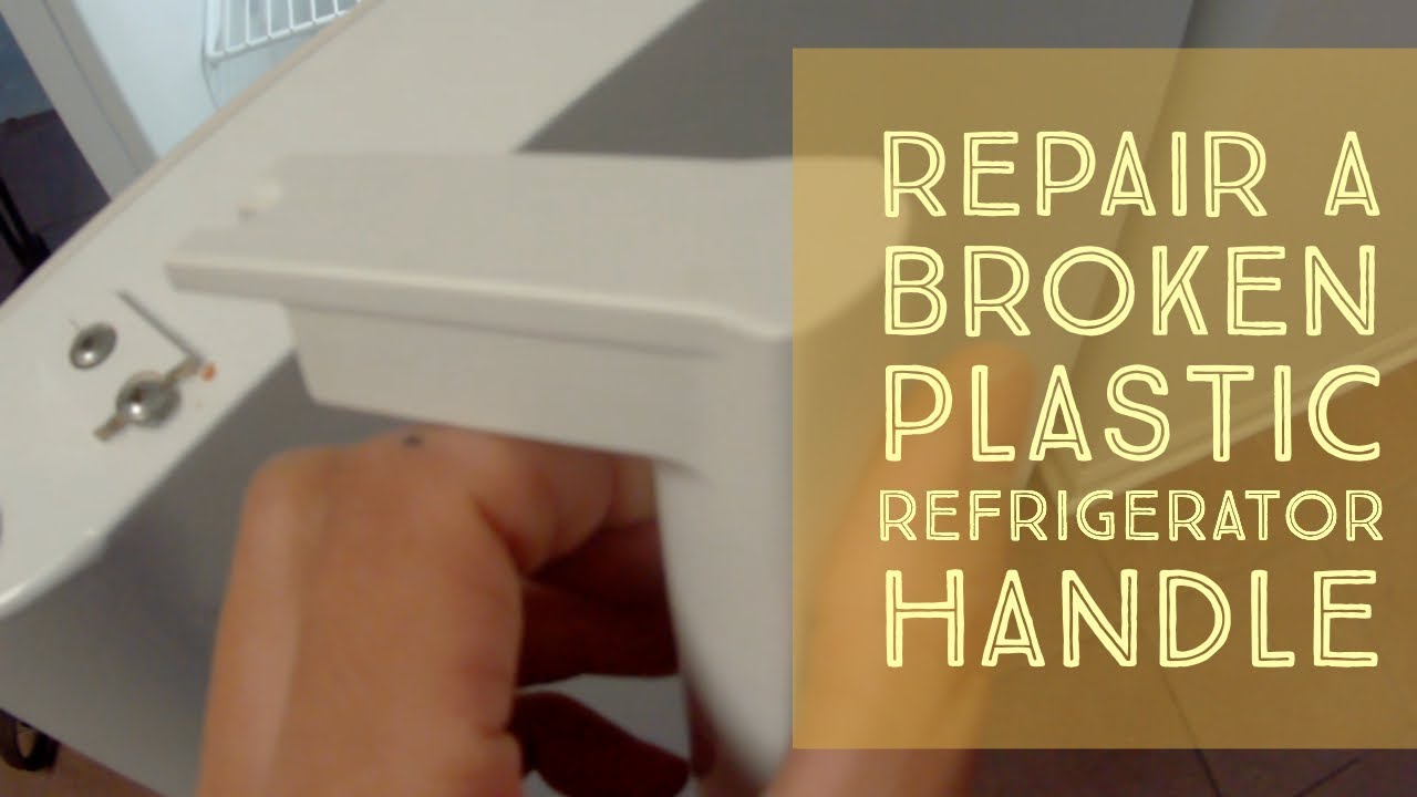 How To Repair A Broken Frigidaire Refrigerator Handle Youtube