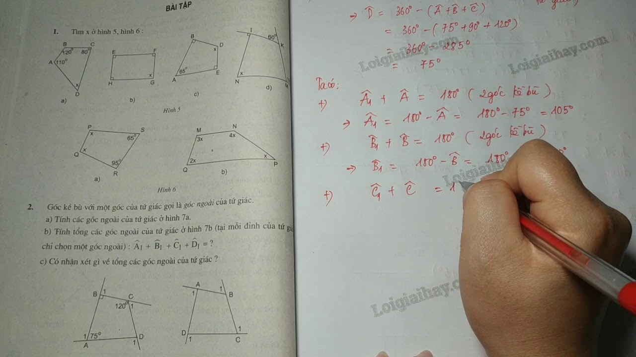 Giải bài 2 trang 66 SGK toán 8 tập 1 - youtube