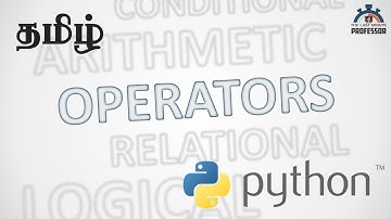 Operators in Python (Tamil)
