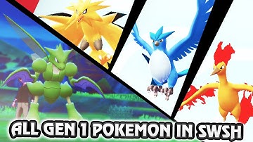 ALL GENERATION 1 POKEMON ADDED into Pokemon Sword and Shield!? (ALL GEN 1 MOD)