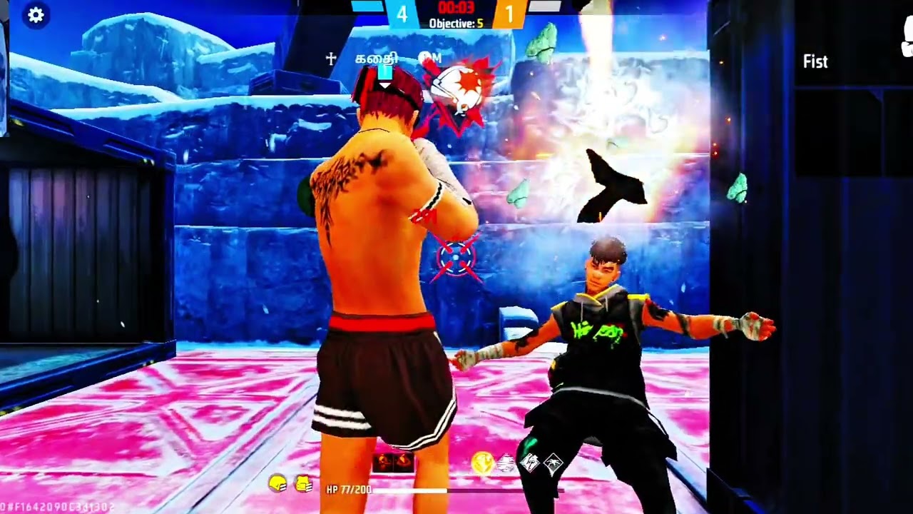 FREE FIRE LONE WOLF FIST GAME PLAY WITH RANDOM PLAYER 😎...