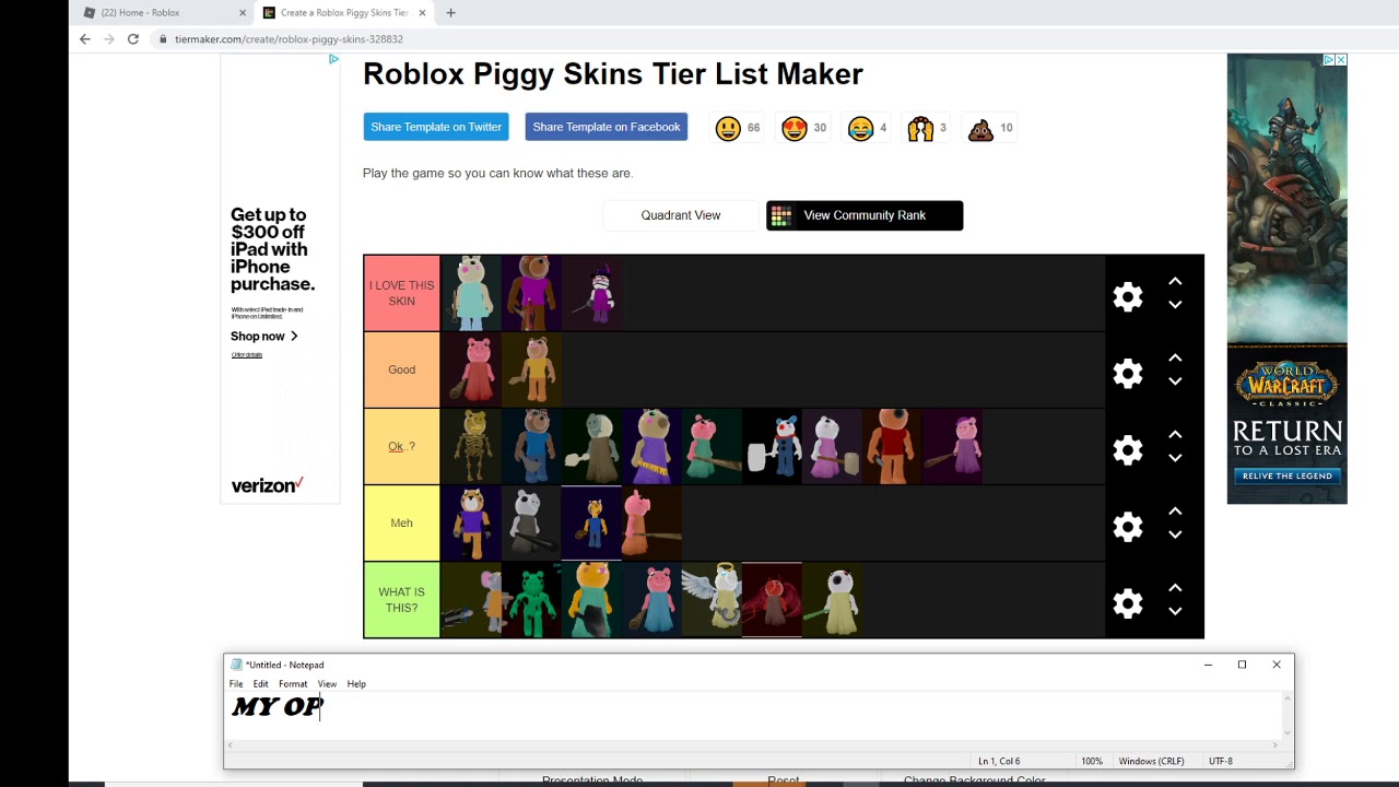 Ranking Piggy Skins My Opinion Youtube - roblox rankings opinions