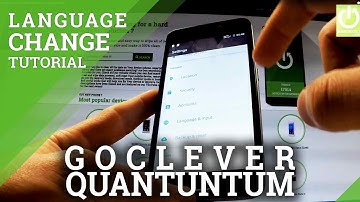 Change Language GOCLEVER Quantum 3 500 - Language Settings