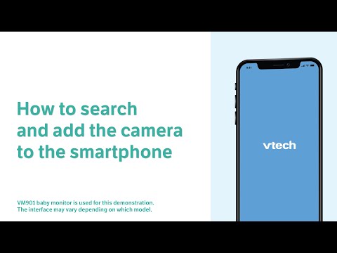 Search and add the camera to the smartphone - MyVTech Baby 1080p App